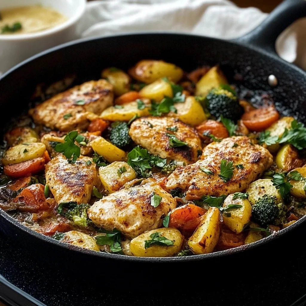 Leckere Low Carb Hähnchenpfanne mit Gemüse – Dein perfektes Abendessen!