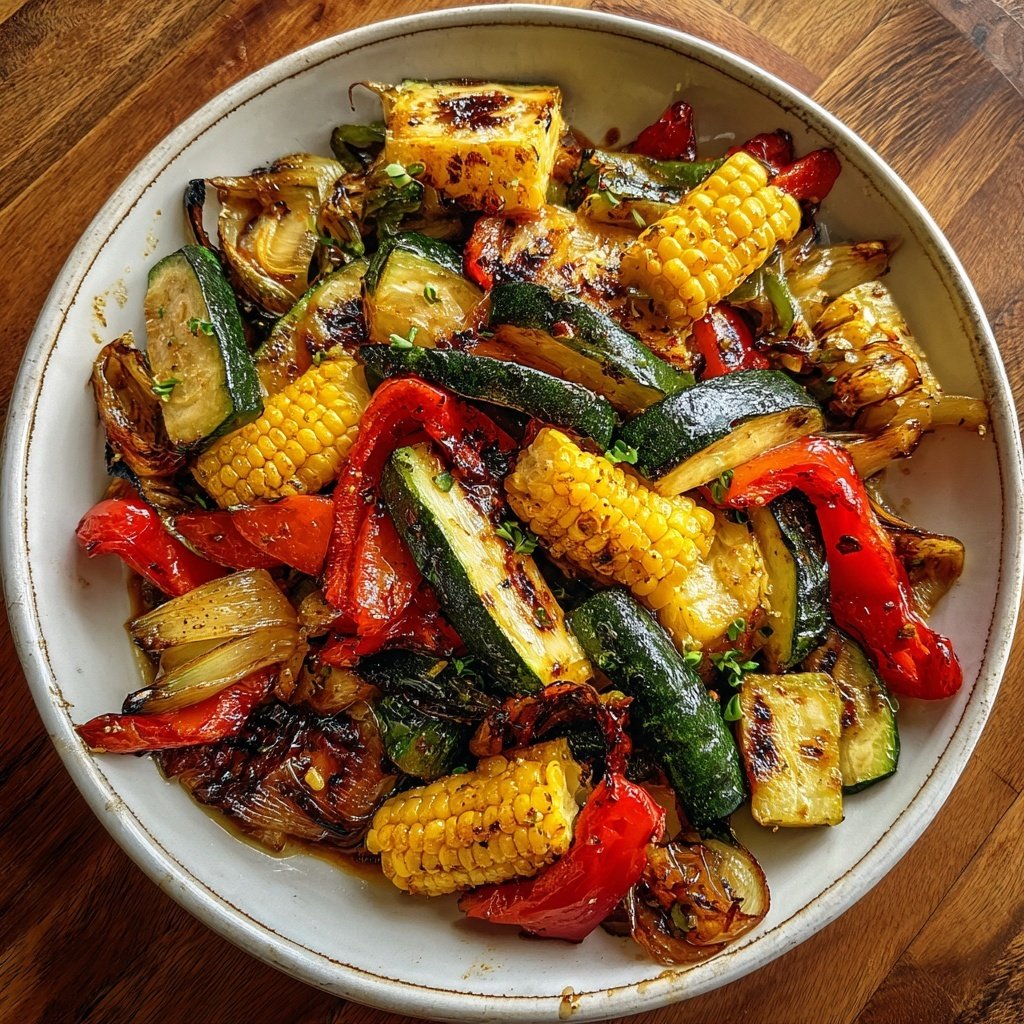 Grill Gemüse Pfanne