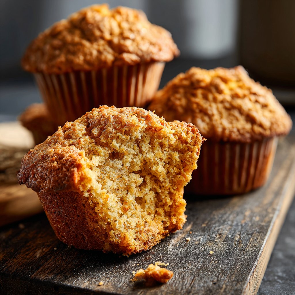 Muffins mit Hafermehl