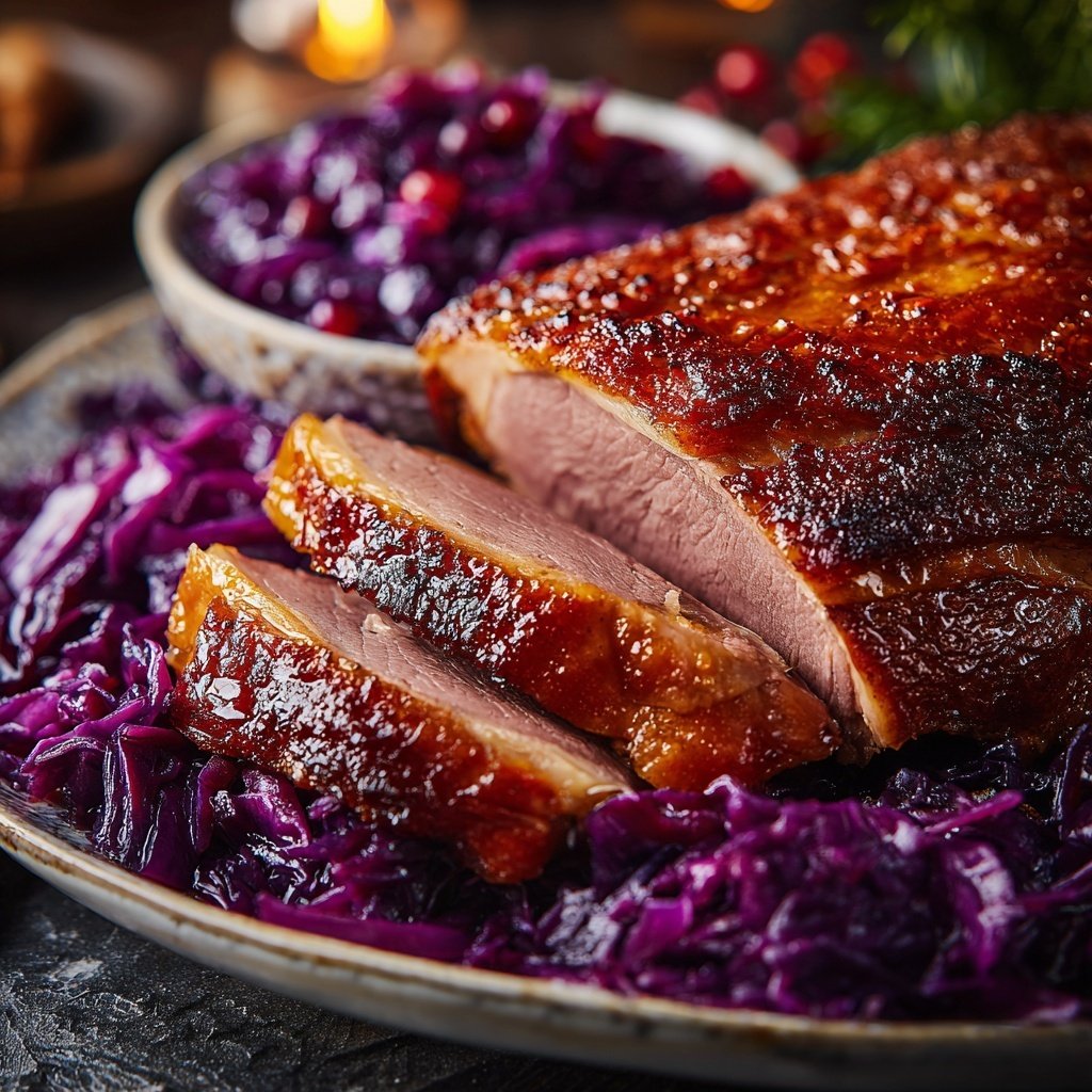 Saisonal & Festlich Weihnachtsgans mit Rotkohl