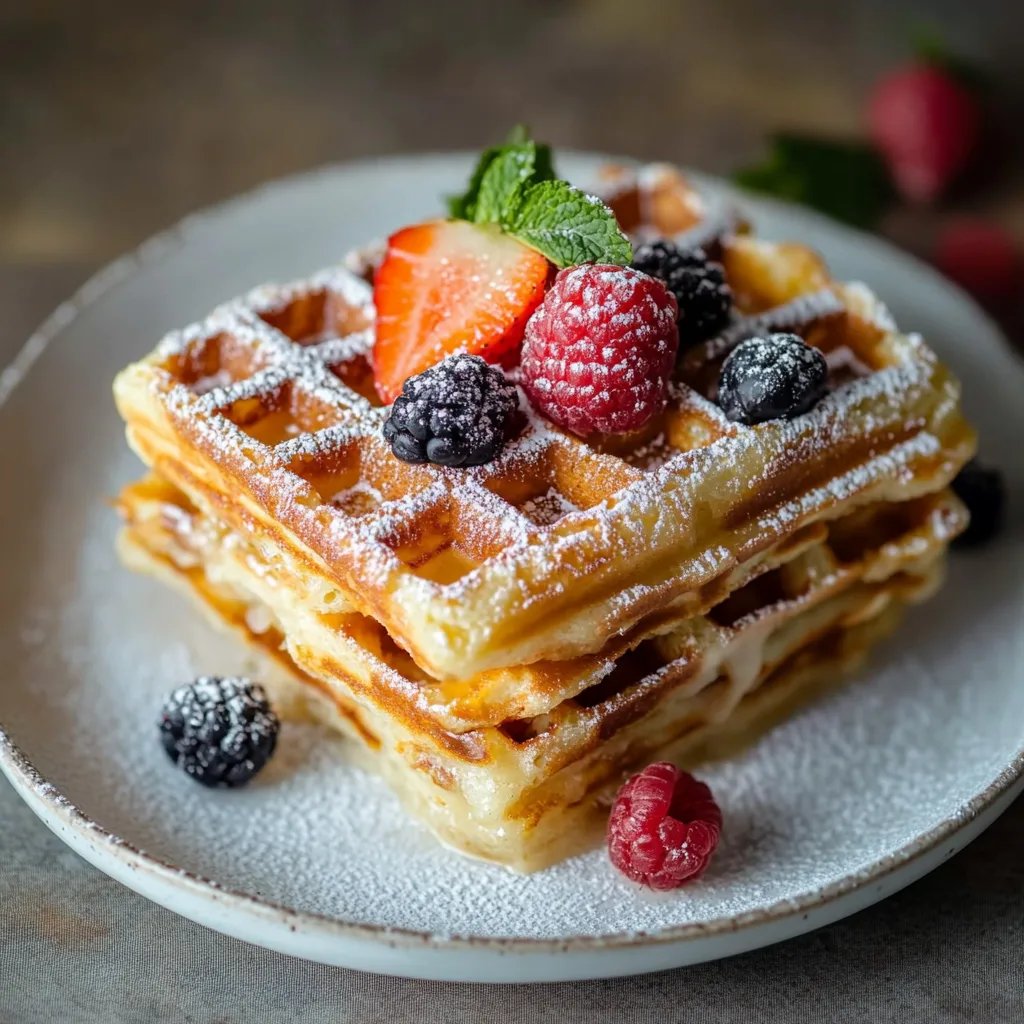 Schneller Waffelkuchen ohne Backen