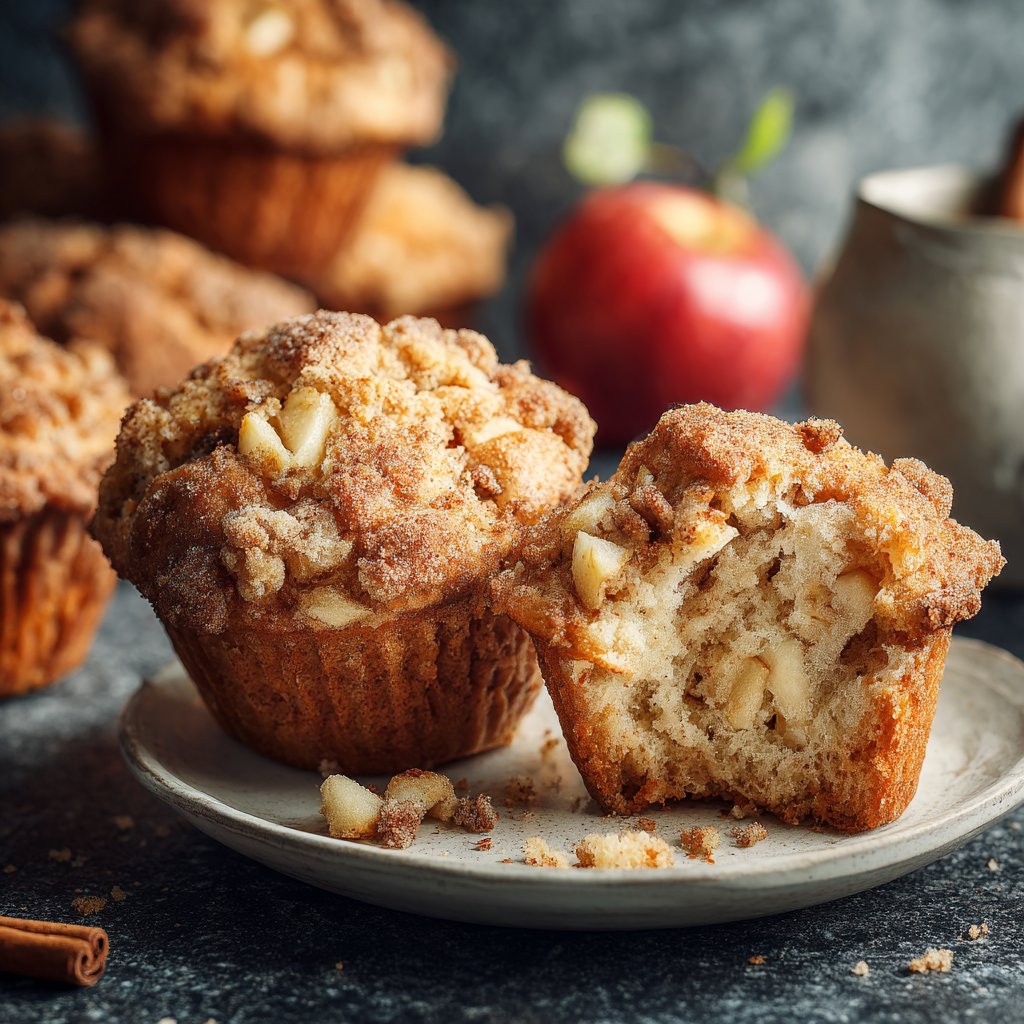 Muffins mit Apfel und Zimt