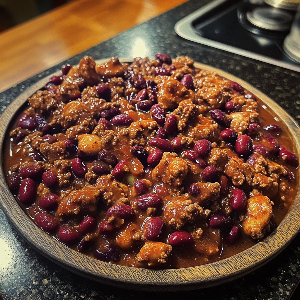 Chili sin Carne mit Kakao