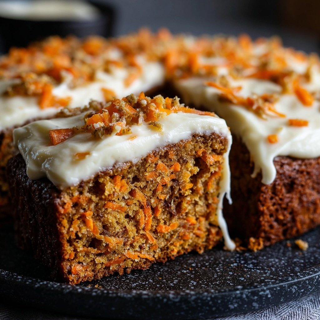 Gesunder Kuchen mit Karotte