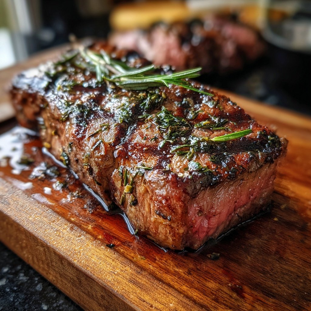 Gegrilltes Rinderfilet Mit Kräutern